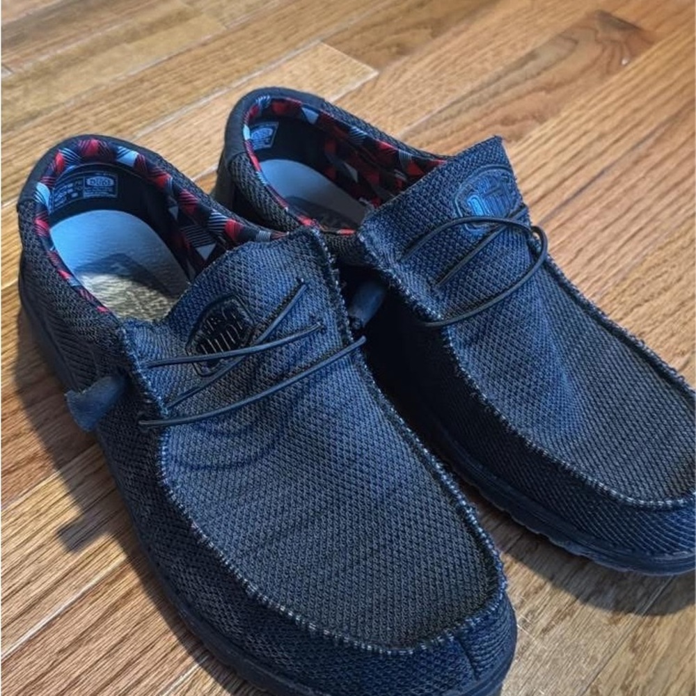 Hey Dude Men's Black Casual Shoes